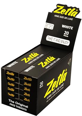 Zetla 20 x 14 Cones King Size (280 Cones) - Vorgedrehte Joint Tubes - Conische Tubes mit Filter (109 x 26 mm) - Joint Cones King Size - Vorgedrehte Papers