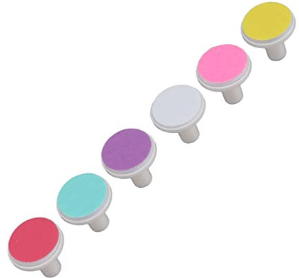 Ersatzköpfe für Baby-Nagelfeilen, 6 Stück Ersatzpads Baby-Nageltrimmer Elektrischer Baby-Nagelfeiler Elektrisches Professionelles Zubehör für Elektrische Nagelfeilen-Schleifköpfe