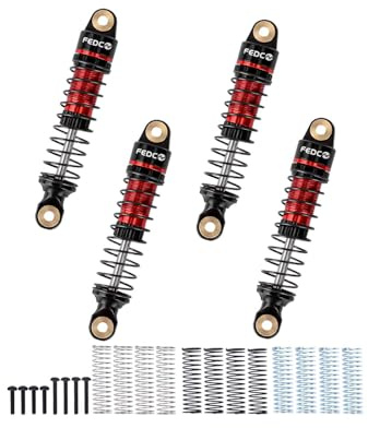 FEDCO HPI Venture18 Shocks 53MM Shock absorbers With Springs CNC Threaded Oil Damper For HPI Venture18 Upgrades 1/18 RC Crawler