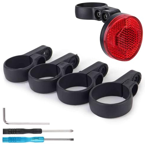 yeemeen Reflector De Bicicleta para Airtag,Bicicleta con Reflectores para Airtag,Reflector Oculto Airtag para Bicicleta De Carretera, Bicicleta De Montaña, E-Scooter