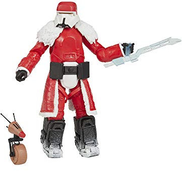Star Wars The Black Series Range Trooper (Holiday Edition) and D-O Toys, 15 cm-Scale Holiday-Themed Collectible Figures, Kids Ages 4 and Up