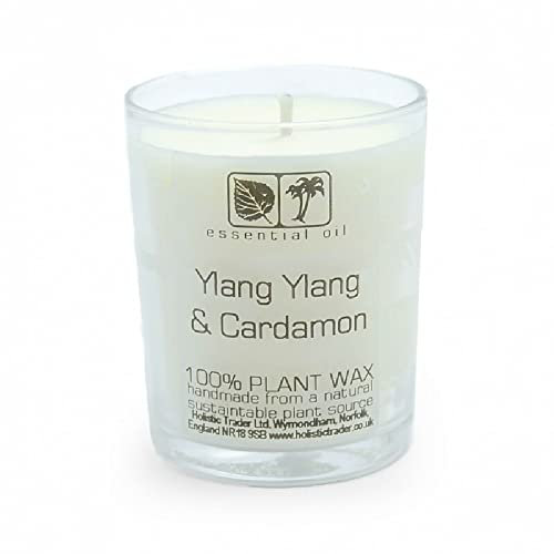 Candela votiva per aromaterapia Ylang e Cardamon (25-30 ore) – 100% cera vegetale