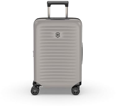 Victorinox Airox Advanced Frequent Flyer Hardside Carry-On, Handgepäcktrolley, Leicht, Damen/Herren, 35 x 23 x 55 cm, 37 l, Erweiterbar, Beige