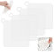 UKOFEW 4 Piezas Tapa Desague Ducha,15 * 15cm Tapones De Silicona,Tapón Ducha Antiolores,Tapón de Drenaje Universal para Baño,para Ducha y Lavabo, Baño, Cocina(Blanco)