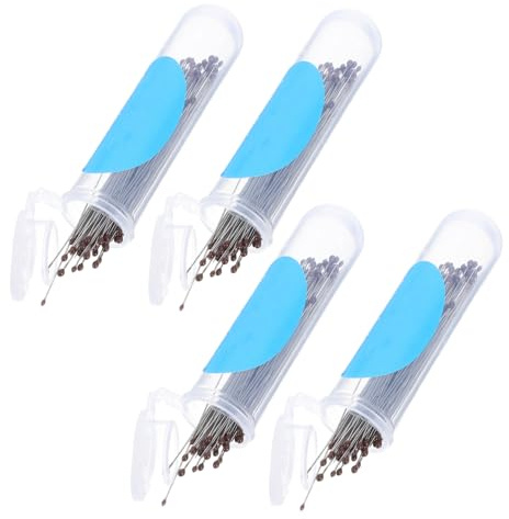 MAGICLULU 4 boîtes Boîtes Aiguilles Inox pour Scolaires Outils Entomologie avec Bouteilles Plastique Rangement Accessoires Piquage Insectes Études et Recherche