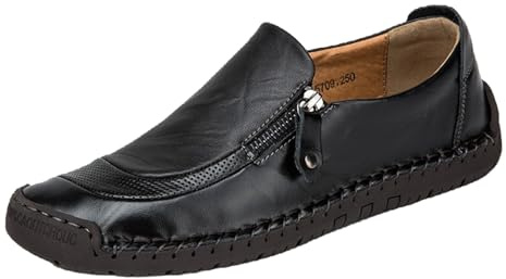 Zapatos casuales tradicionales para hombre. Botas de conducción hechas a mano de gama alta para viajes y actividades al aire libre.