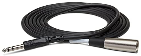 HOSA STX-115M 1/4 TRS to XLR3M Balanced Interconnect Cable, 15 Feet