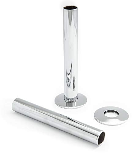 Hot Flow | 130mm Pipe Shroud/Sleeve (Pair) (Chrome)
