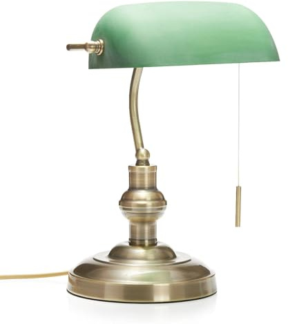 Lindby Lámpara de mesa Milenka en Bronce hecho Metal e.o. para Salón & Comedor (1 llama, E27) lámpara