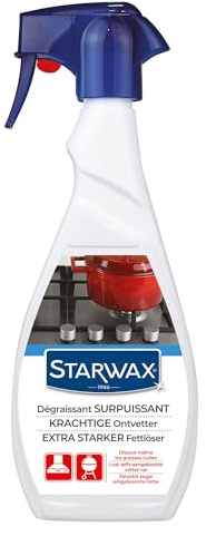 STARWAX - Dégraissant Surpuissant 500ml - Dissout les Graisses Même Cuites - Apte au Contact Alimentaire - N'Attaque Pas les joints isolants - plan de travail, plaques de cuisson…