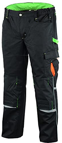 MS9 Herren Arbeitshose Werkzeughose Cargohose mit Multifunktions und Kniepolster Taschen 1145