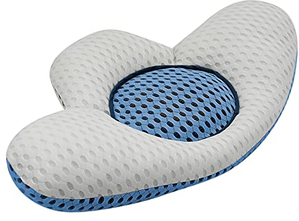 Schlafen Lendenkissen Lendenwirbelstützkissen 3D Unterrücken Memory-Schaum Orthopädisch Lendenkissen Bett Stützen Kissen Taille Ischias Schmerzlinderung für Bettruhe Seiten- Rücken- und Bauchschläfe