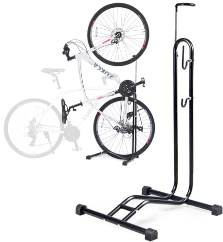 BALINGE Bike Floor Stand - Parking Rack for Indoor & Outdoor, Mountain & Road Bikes, 1 Pack