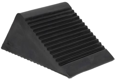 VALICLUD Cale-pneu portable en caoutchouc antidérapant pour voitures et camions Cale de roue stable et durable avec utilisation multifonctionnelle, compacte et légère pour un transport facile
