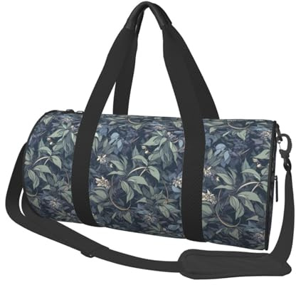 Beautiful_Anise_Hyssop Print Travel Duffel Bag, Lightweight Sports Gym Bag with Shoulder Straps for Women Men Teen ravel Business Trip