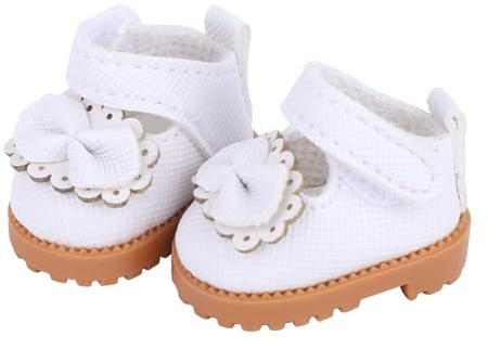Mikovivi Mini chaussures mignonnes pour poupée, accessoires de chaussures de poupée de 17 cm, vêtements élégants pour poupées de 17 cm