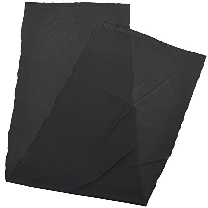 Högtalartäckande Tyg, Akustiskt Täcktyg 170cm x50cm Hi-Fi Högtalare, Dammskydd Högtalargrillrengöringsduk Skyddskåpa för Högtalare/Scenhögtalare (Svart)