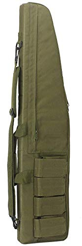 Gexgune 95 cm Military War Game Taktische Waffentasche Durable rutschfeste Wasserdicht Jagdausrüstung Luftgewehr Gewehr Schutztasche Fall (Grün)