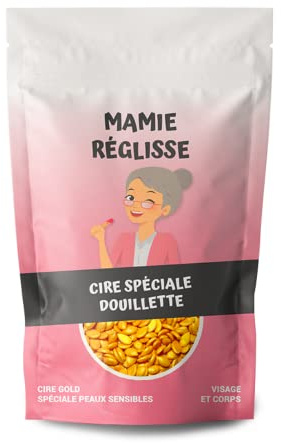 Cire Épilation Gold Spéciale Peaux Sensibles MAMIE RÉGLISSE 200g - 1 sachet