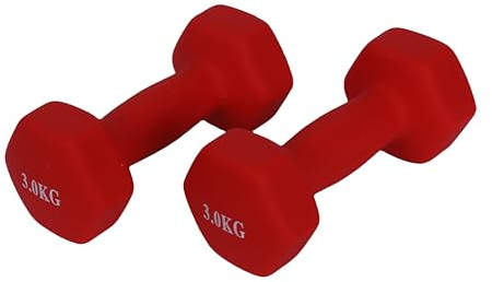 ENDLESS Neopren-Hantel-Set (2 x 3 kg) – Rutschfeste Gymnastikhanteln mit Gusseisenkern – Kurzhanteln für Krafttraining, Fitness, Yoga & Reha – Mehrfarbig