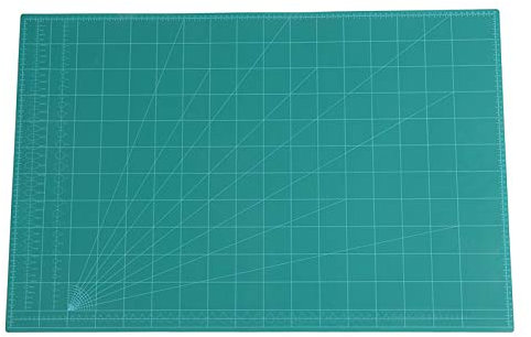 Skärmatta, Självläkande, Hållbar, Grön PVC 23,6 X 35,4 X 0,1 Tum, Skydda Bord Från Klingor, Långvarig, Lämplig för Skrivning, Målning, Snidning