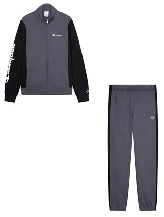 Champion Legacy - Tuta da uomo, L, colore: grigio, Grigio, L