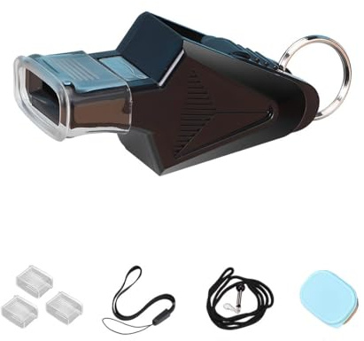 JYXNU Silbato Árbitro Profesional 130 dB Silbato para Entrenador de Fútbol Baloncesto Silbatos sin Balón Silbato del Árbitro para Deporte