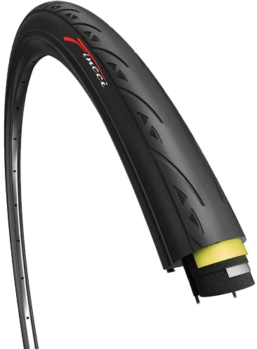 Fincci Rennradreifen 700x23c – Slick- Faltreifen 28 Zoll mit 1 mm Nylon-Pannenschutz - Fahrradmantel 25-622 60 TPI für Rennrad, Carrera, Ebike, Straße & Tourenrad - Fahrradzubehör