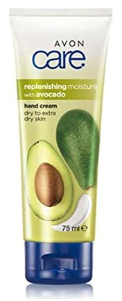 Pack of 3 Avon Care Replenishing moisture hand cream with avocado for dry to extra dry skin 3 x 75ml