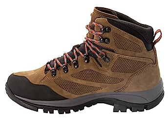 Jack Wolfskin Herren Rebellion Texapore Mid M, Brown / Red, 44.5 EU