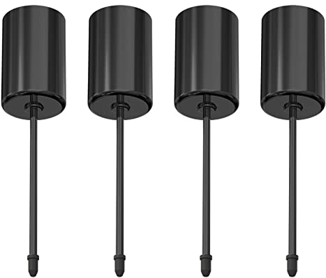 Adventskranz Kerzenhalter,Retro Schwarz Adventskerzenhalter Metall Kerzenleuchter 4 Stück, für Adventskranz Weihnachten Kerzenteller Mit Dorn