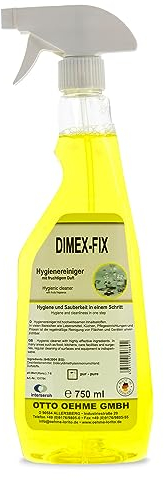 Lorito Dimex Fix 750 ml Sprühflasche, Duftreiniger Konzentrat, Hygienereiniger für wasserfeste Oberflächen in Küche, Bad und Industrie