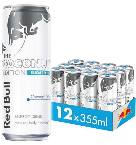 Red Bull Energy Drink Sugar Free Coconut Edition Coconut and Berry 355ml x12