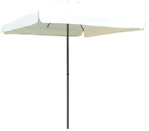 ELZEM 200cm Gartenschirm Mit 8 Rippen Marktschirm Uv Schutz Balkonschirm Windfest Stabil Strandschirm Wasserdicht Terrassenschirm Für Garten Terrasse Pool Balkon