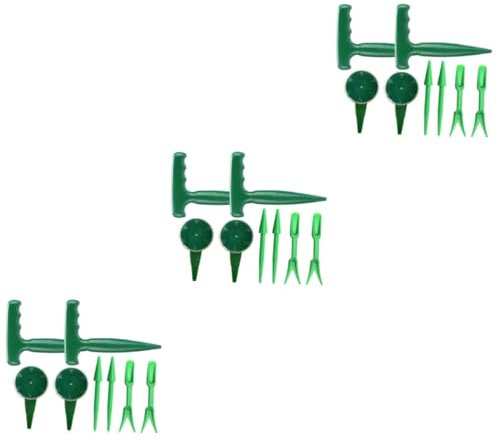 Yardwe 5 Ensembles Outil Distributeur De Trousse Jardinières avec Drainage Usine Bulbes D'arrosage des Plantes Outils De Jardin Outils D'épandage Para Plastique Green 8 Pièces * 5