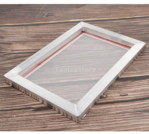 KBOLAE Aluminiumrahmen, 68 x 91 cm, 90 weiße Siebdruck-Siebdruck-Siebdrucke