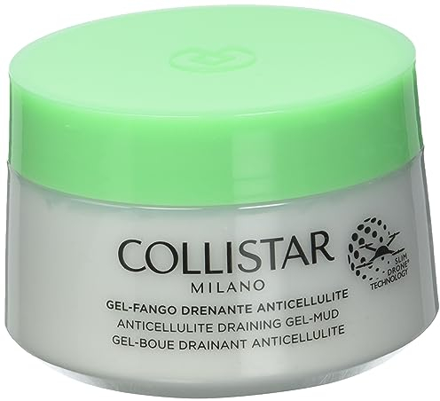 Collistar Gel-fango Drenante, Inedita Texture, Azione Anticellulite, con Escina e Fango Bianco, Senza Risciacquo, Uso Quotidiano, 400ml