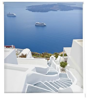 Estoralis PAISAJES | Estor Enrollable Diseño Moderno | Translúcido Estampado Digital | Modelo P-824 | 130 x 180 cm (Ancho/Alto) Tamaño Tela 127 x 175 cm | Estores para Ventanas y Puertas