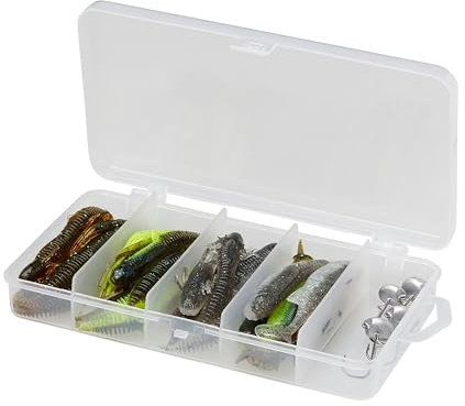 Savage Gear Ned Kit - Högflytande Ned Rig-beten i mjuk plast för sötvattensfiskare - 7,5 cm blandade färger - Ultimate Finesse Fishing för abborre, abborre och gös - 28-bitars paket Assorted Varied