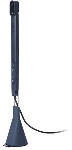 Ipevo TOTEM 120 - Videocamera per videoconferenze 3 in 1, doppio obiettivo 4K, riunioni ibride grandangolo a 120°, obiettivo autofocus a 80° per i documenti