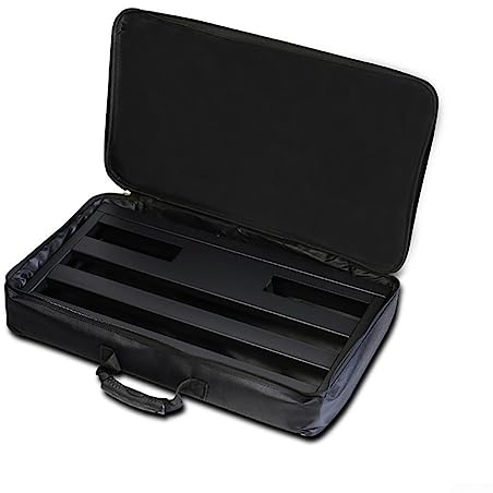 DAZZLEEX Borsa Leggera Portatile Per Pedaliera Per Chitarra, Per Effetti E Pedaliere, Custodia Per Il Trasporto, Di Grandi Dimensioni, 58 X 33 X 10cm