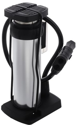 MOTHNUR Pompa Aria Portatile a Piede Alta Pressione Mini Compressore per Bici Moto Auto e Uso Domestico Compatta e Leggera per Gonfiaggio Rapido ed Efficiente