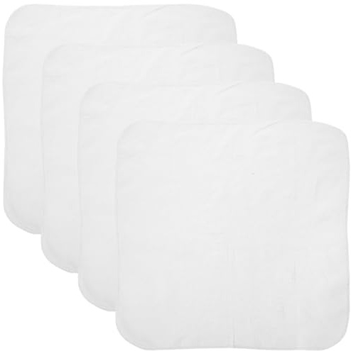 FOMIYES 4 Paños de Muselina de Algodón para Cocina, Estopilla Fina Reutilizable para Filtrar Queso, Yogur, Tofu y Jugos, Tela Filtrante Multiusos para Colar Alimentos, Paquete de 4