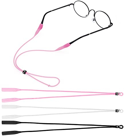 Yolev 3 Stück Brillenband Sport Verstellbares Silikon Brillenband Herren Elastisches Sport Sonnenbrillen Band Lesebrillenband Sonnenbrillenband Brillen Band Kinder Herren