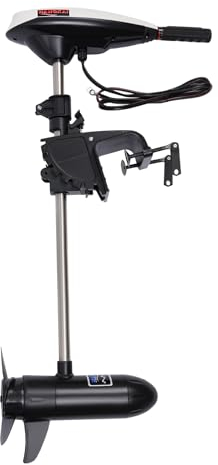 PurpleMinder Aussenborder Elektromotor Bürstenmotor, Elektro Außenborder Elektromotor Boot 12V 400kg Tragfähigkeit 552W Außenbordmotor Aussenborder Bootsmotor Motoren mit 5 Vorwärtsgänge