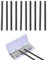 Verazquy 10 Pcs 82mm Reversible Planer Blades, HSS, Compatible with Makita, Bosch, Hitachi, Black & Decker, DeWalt, Trend, Elu, Electric Planers, Woodworking DIY Tool