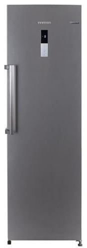 INFINITON Congelador Vertical CV-265L85, 282 Litros, 185 cm, No Frost, E, No Frost Technology, Fast freezing,Alarma óptica y acústica de puerta abierta, Fabricador de hielo (Inox || CV-265L85XEN)