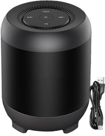 Altoparlante da scrivania intelligente, altoparlante wireless, altoparlante per carte di credito, controllo vocale per telefono cellulare, computer con funzione di scheda, altoparlante