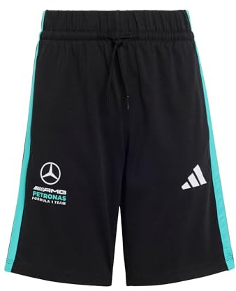 adidas Mixte Enfant Mercedes - Amg Petronas Formula 1 Team DNA Short Shorts, Black/Semi Mint Rush, 11-12 Years