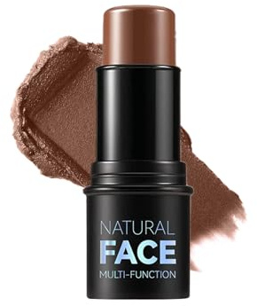 Contour Stick con sfumature di Highlighter, Bronzer e Blush, un Contour Stick impermeabile e non grasso che contorna il viso senza sforzo con un tocco leggero (#6, 1 pezzo)